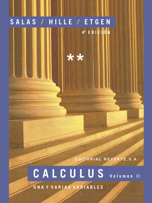 cover image of Calculus. Una y varias variables. Volumen II